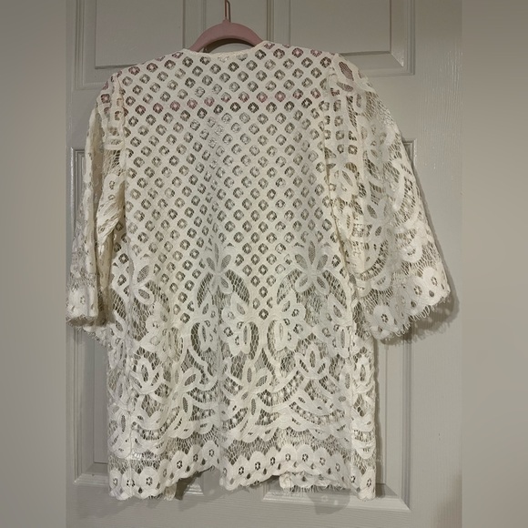 Maurices Cream Lace Women's Jacket - Picture 4 of 7